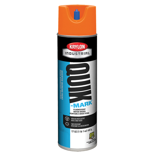 Industrial Quik-Mark Water-Based Inverted Marking Paint, 17 oz., Aerosol Can Ontario Packaging