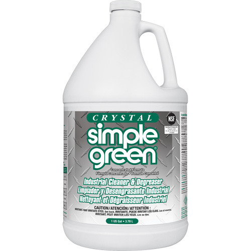 Crystal Simple Green&reg; Industrial Cleaner & Degreaser, 1 gal., Jug Ontario Packaging