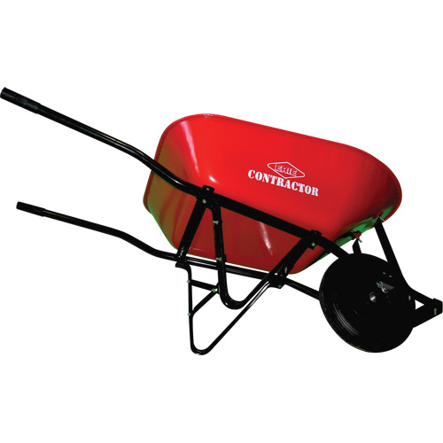Contractor Wheelbarrow, 6 cu. ft., Steel Tray Ontario Packaging