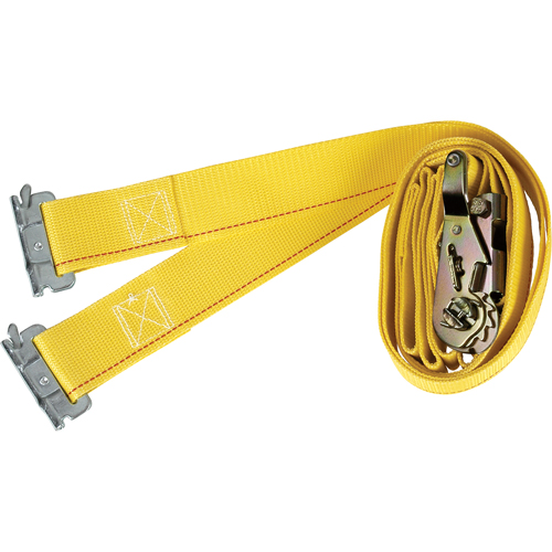 Logistic Straps, Ratchet, 2" W x 16' L, 1000 lbs. (454 kg) WLL Ontario Packaging