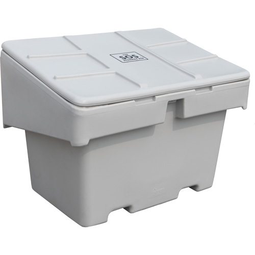 Contenants pour sel & sable SOS, Avec Moraillon, 42" x 29" x 30", 11 pi³, Gris Ontario Packaging