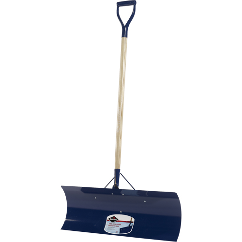 Yukon Snow Pusher, Steel Blade, D-Grip Handle, 30" W Ontario Packaging