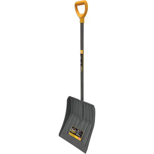 Pro Snow Shovel, Polypropylene Blade, 13-7/8" Wide, D-Grip Handle Ontario Packaging