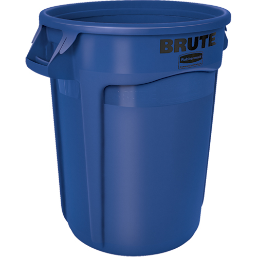 Round Brute&reg; Containers, Bulk, Polyethylene, 32 US gal. Ontario Packaging