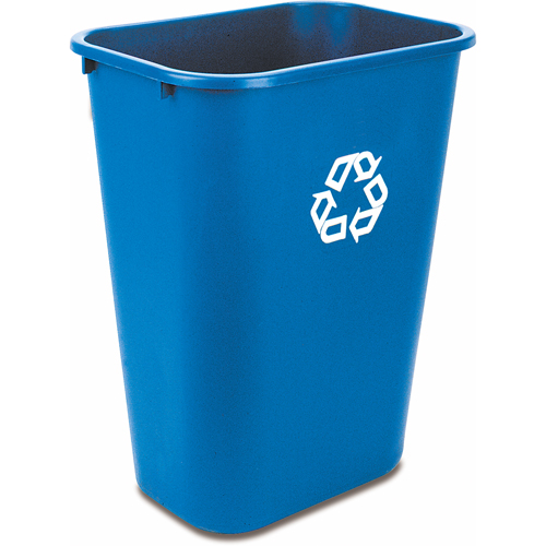 Recycling Container , Deskside, Plastic, 41-1/4 US Qt. Ontario Packaging