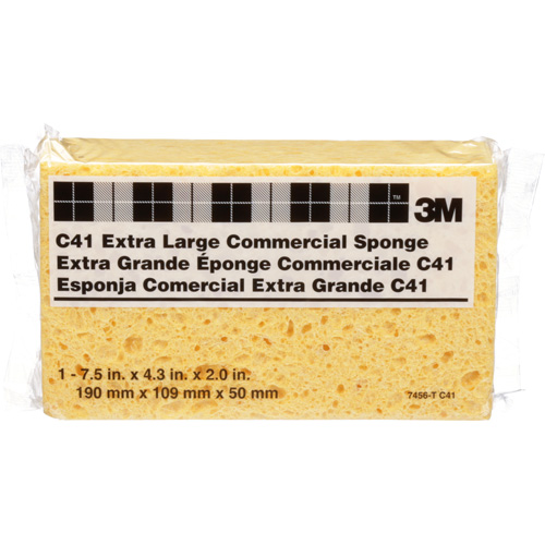 &eacute;ponges de format commercial, Cellulose, 4-1/2" la x 7-1/2" l Ontario Packaging