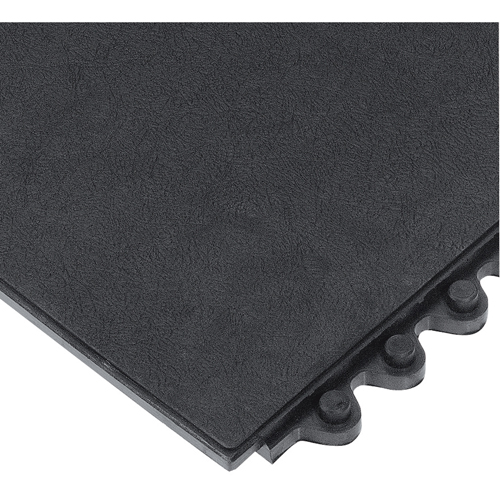 24/Seven&reg; Matting, Rubber, 3' W x 3' L, 5/8" Thick, Black Ontario Packaging