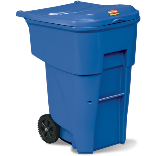 Brute&reg; Roll Out Containers, Curbside, Polyethylene, 95 US gal. Ontario Packaging