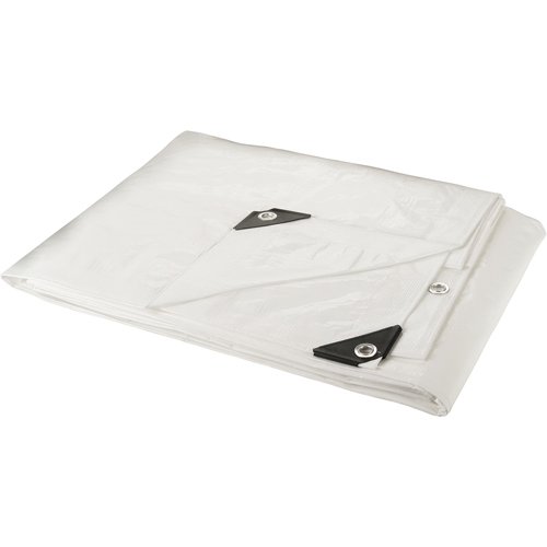 B&acirc;ches, Robuste, Blanc, 6' x 8' x 6 mils Ontario Packaging