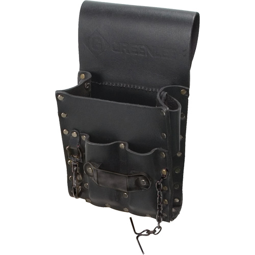 Tool Belt Pouch, Multiple Tool Holder, Leather, 5 Pockets Ontario Packaging