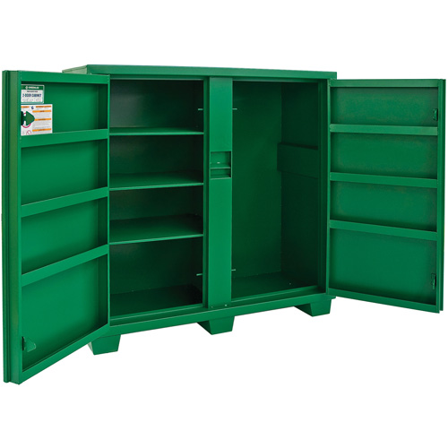 Armoires utilitaires, Acier, Vert Ontario Packaging