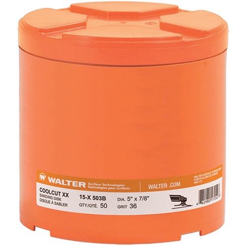Disque de sablage Coolcut XX, Disque &agrave; sabler Coolcut XX, Oxyde d'aluminium/C&eacute;ramique, 36, 4-1/2" Dia x 7/8" Arbre Ontario Packaging