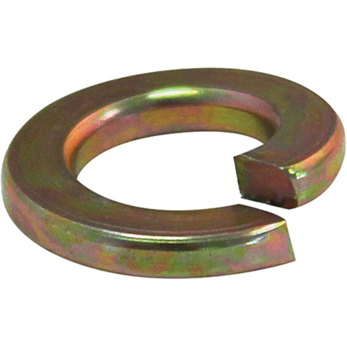 Split Lock Washer, 1", Yellow Zinc Ontario Packaging