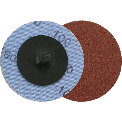 Disque de ponçage &agrave; support en tissu, 2" dia., Grain A180, Oxyde d'aluminium Ontario Packaging