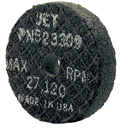 Resin Bonded Straight Wheel for Steel, 2" x 1/2", 3/8" Arbor, Type 1 Ontario Packaging