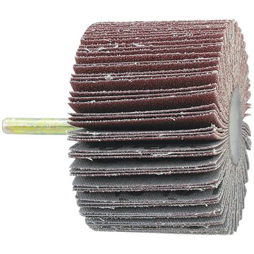 Shaft Mounted Flapwheel, 60 Grit, 1-1/2" x 1/4" Ontario Packaging