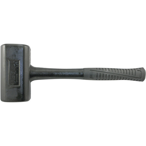 Dead Blow Hammer, 4 lbs., 14-3/4", Fibreglass/Wood/Tubular Steel Handle Ontario Packaging