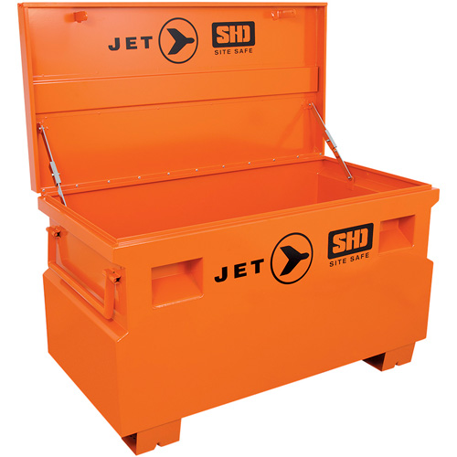 JSB-4824 Coffre &agrave; outils robuste pour le chantier, 48-1/8" x 24-1/8" x 28-3/8", Acier, Orange Ontario Packaging