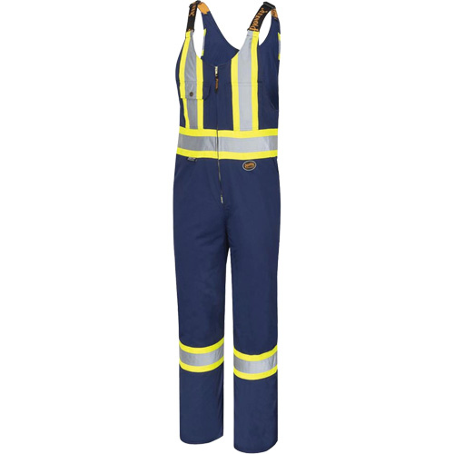 6615T Safety Coveralls, Poly-Cotton, 48 (Tall), Navy Blue Ontario Packaging