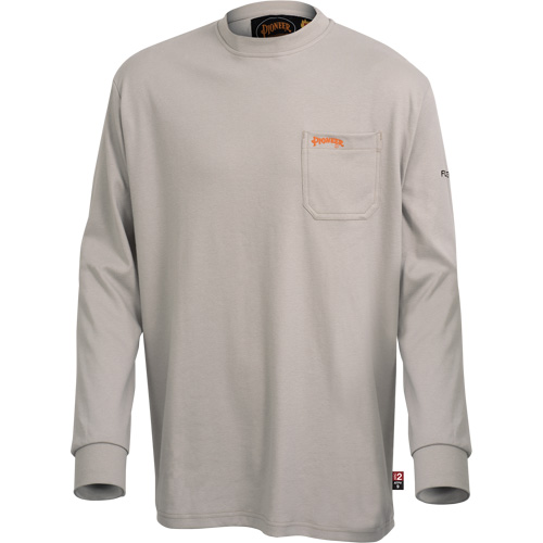 333 Chemise en coton &agrave; manches longues ignifuge, 2T-Grand, Gris Ontario Packaging