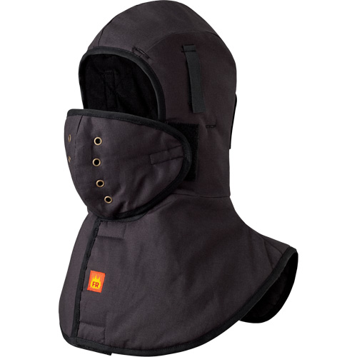 5565A Doublure FR robuste &agrave; col long pour casque, Noir, Coton Ontario Packaging