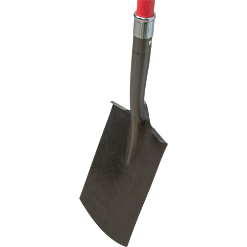 Heavy-Duty Shovels, Fibreglass, Carbon Steel Blade, D-Grip Handle, 30-1/2" Long Ontario Packaging