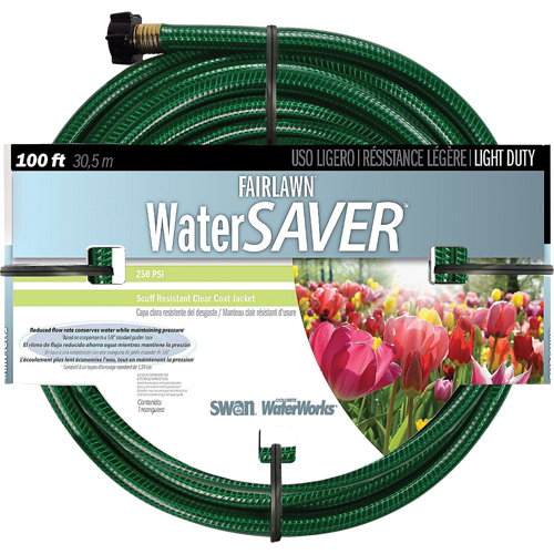 Fairlawn Watersaver Light Duty Garden Hoses, Nylon, 1/2" dia. x 100' Ontario Packaging
