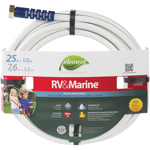 Element Marine & RV Water Hoses, PVC, 5/8" dia. x 25' Ontario Packaging