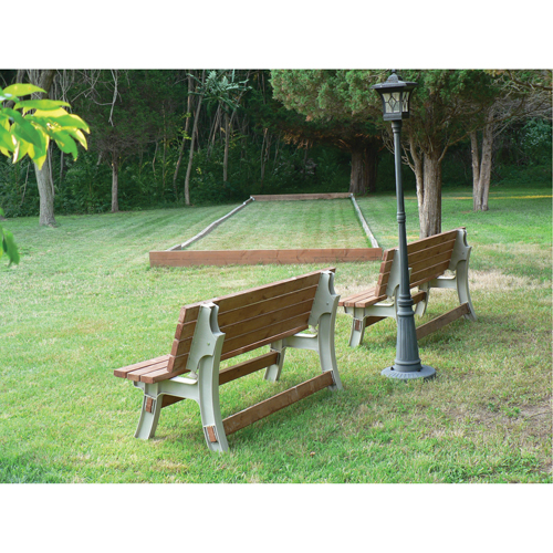 Banc/table de parc &agrave; dessus convertible Basics, Plastique, 96" lo x 26" la x 34" h, Sable Ontario Packaging