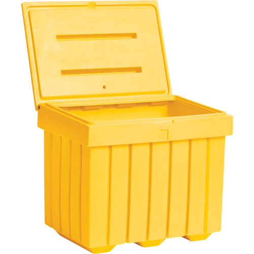 Conteneur d'entreposage &eacute;conomique pour sel/sable, 32" x 23" x 27-1/2", 10 pi³, Jaune Ontario Packaging