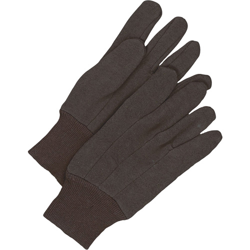 Gants en jersey classiques, Taille unique, Brun, Non doubl&eacute;, Poignet en tricot Ontario Packaging