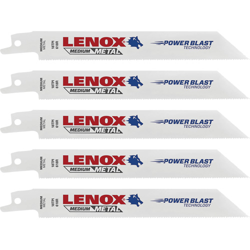 Hacksaw Blades, Bi-Metal, 18 TPI, 6" L x 3/4" W Ontario Packaging