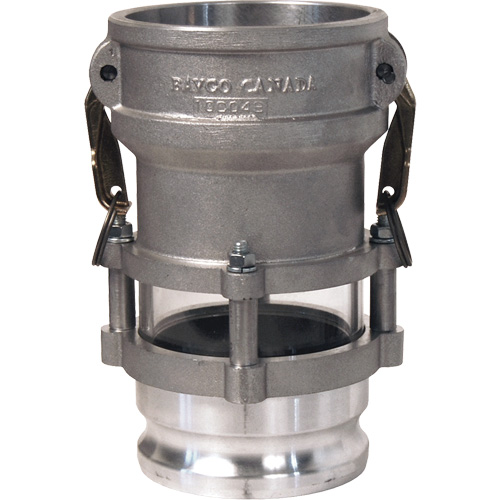 Coupleur &agrave; cannelure et came de conduite avec voyant x adaptateur Ontario Packaging