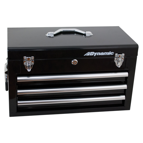 Coffre avec tiroirs pour outils manuels, 10" P x 20" la x 12" h, Noir Ontario Packaging
