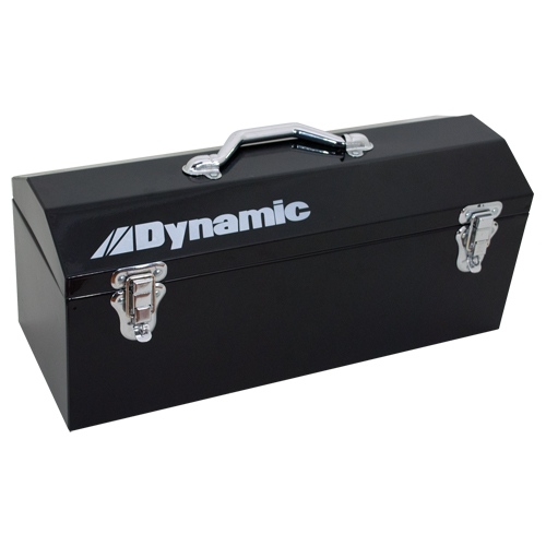 Hip Roof Tool Box, 7" D x 19" W x 7-1/2" H, Black Ontario Packaging
