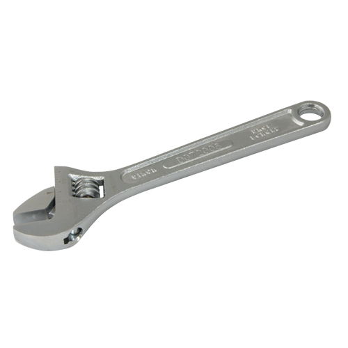 Adjustable Wrench, 12" L, 1-1/2" Max Width, Chrome Ontario Packaging