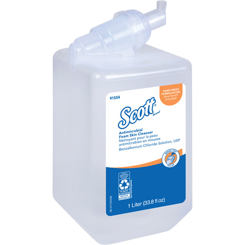 Scott&reg; Control Antimicrobial Skin Cleanser, Foam, 1 L, Unscented Ontario Packaging