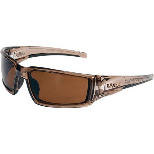 Lunettes de s&eacute;curit&eacute; Uvex Hypershock, Lentille Espresso, Anti-&eacute;gratignures/Polaris&eacute;, ANSI Z87+ Ontario Packaging