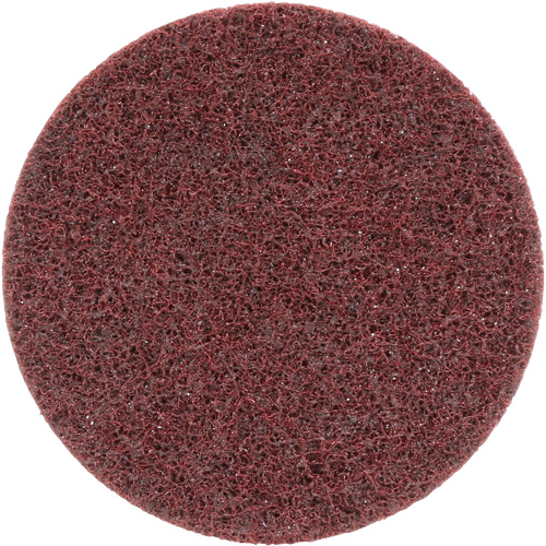 Disque de conditionnement de surface , SC-DR Roloc Scotch-Brite, 4" dia., Grain Moyen, Oxyde d'aluminium Ontario Packaging