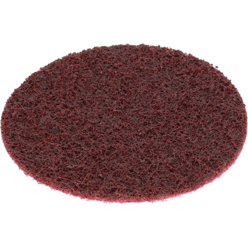 Disque de conditionnement de surface SC- DH Scotch-Brite, 4" dia., Grain Moyen, Oxyde d'aluminium Ontario Packaging