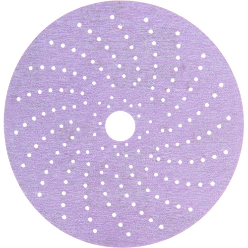 Disque de ponçage net mauve Hookit, 6" dia., Grain 320+, Oxyde d'aluminium Ontario Packaging