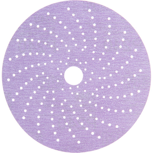 Disque de ponçage net mauve Hookit, dia 6", Grain P240, Oxyde d'aluminium, Poids C Ontario Packaging