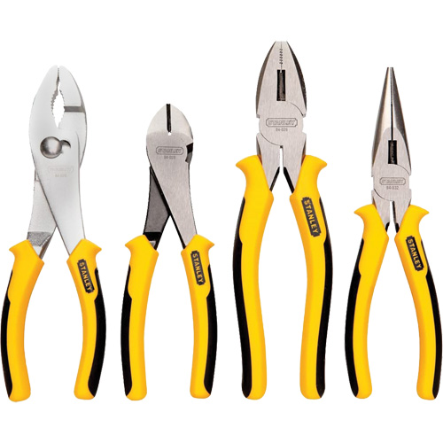 Bi-Material Pliers Set, 4 Pieces Ontario Packaging