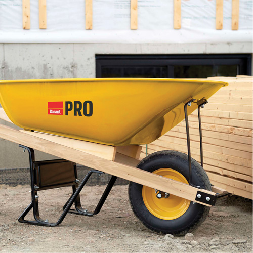 Wheelbarrow, 6 cu. ft., Steel Tray Ontario Packaging
