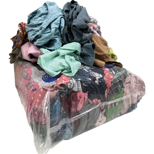 Special Wiper Rags, Mix Colours, 20 lbs. Ontario Packaging