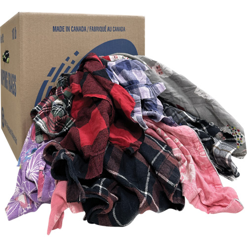 Chiffons d'essuyage, Flanelle, 10 lb Ontario Packaging