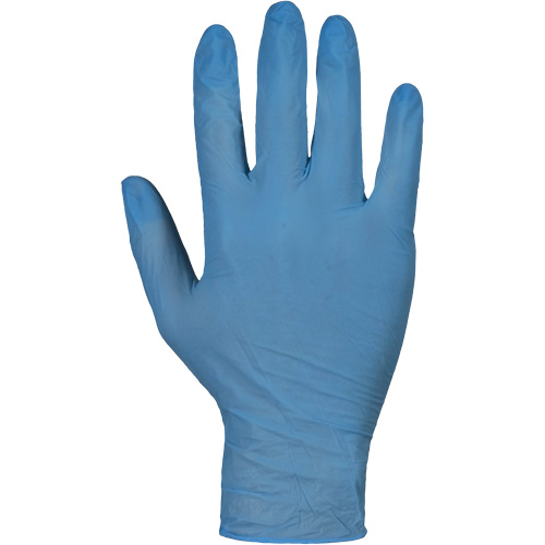 Gants jetables RDNPF KeepKleen, Grand, Nitrile, 4 mils, Sans poudre, Bleu, Classe 2 Ontario Packaging