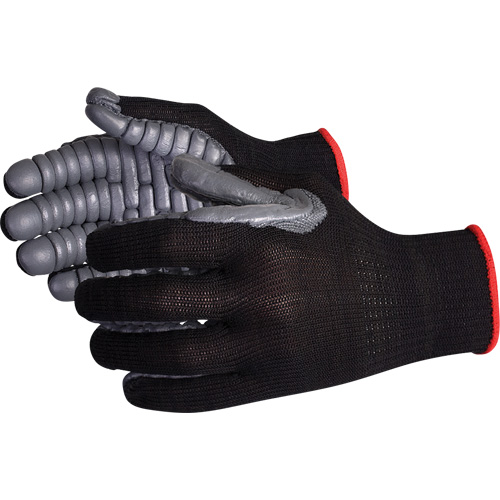 Gants antivibrations &agrave; doigts complets Vibrastop, Taille Grand, Paume Synth&eacute;tique Ontario Packaging