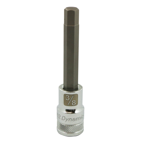 SAE Long Bit Socket, 3/8" x 3.94" L, 1/2" Drive Ontario Packaging