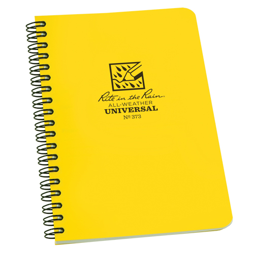 Side-Spiral Notebook, Soft Cover, Yellow, 64 Pages, 4-5/8" W x 7" L Ontario Packaging